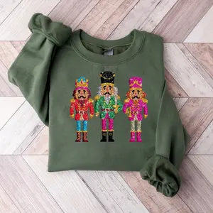 Nutcracker Christmas Sweatshirt | Holiday Apparel Classic Design | Festive Xmas Gift KVG