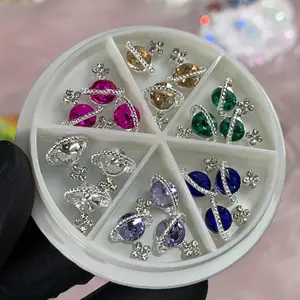 18 pcs Planet Charms for Nails designer