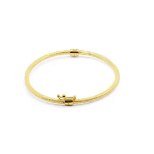 18k Gold Verona Mesh Bangle