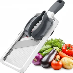 Multifunctional Vegetable Chopper, 1 Count Adjustable Stainless Steel Blade Vegetable Cutter, Fruit & Vegetable Slicer, Kitchen Utensil and Gadget