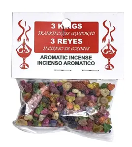 Three Kings Resin Incense Blend 1/2 oz (Incienso de Resina 3 Reyes)