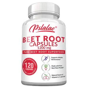 Pslalae - Beetroot Plant Extract Supplement - Pure Beetroot Super Greens - 1200 mg Supply - Vegetarian Capsules