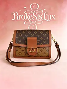 Pre-owned Louis Vuitton Dauphine MM Bag in Monogram Canvas