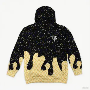 Baseball Lifestyle 101 Ice Cream Hoodie – 9 Flavor Sweet Drip Energy, Youth & Adult Sizes