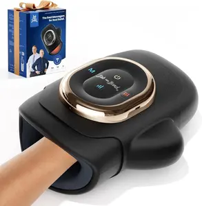 Bob and Brad HandSpa Pro Hand Massager with NTC Smart Heating and Compression, 8-Zone Finger Division for Targeted Relief, Cordless  Portable Hand Machine for Arthritis and Carpal Tunnel, Idea Gift for Men and Women