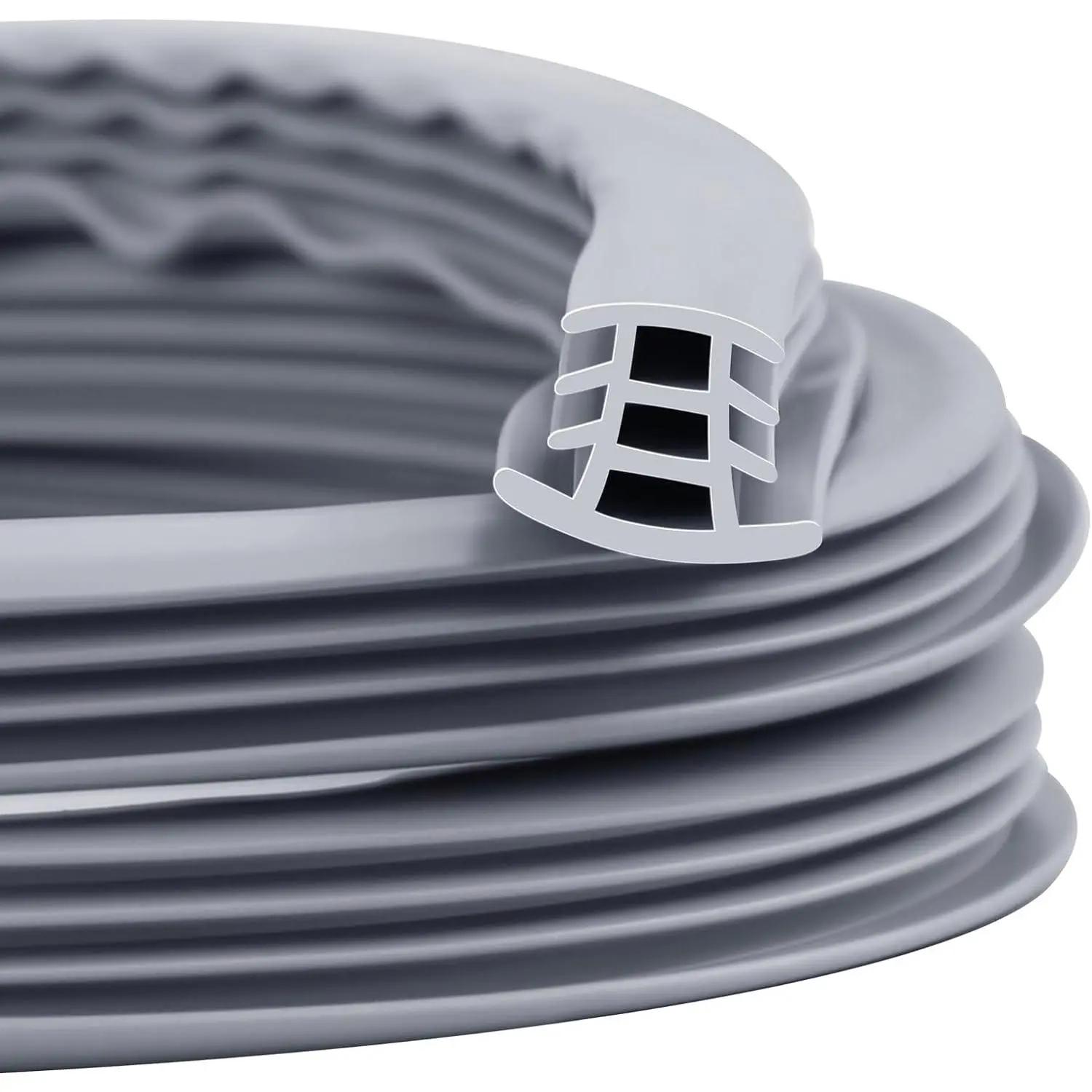 Flexible EPDM Rubber Strip (25 ft Long and 3/4 inch Wide) for Concrete Crack Repair and Replacement - Weather and Aging Resistant Expansion Joint Filler for Driveways and Sidewalks