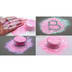 BUBBLY GUM .6mm iridescent glitter- Pixie Glitz-