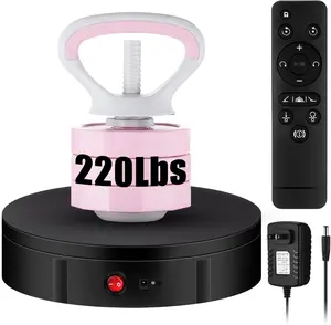 Motorized Rotating Display Stand 11.8" 360 Degree Turntable with Remote Control US Plug Base for Photography Jewelry Arts 220Lbs Capacity