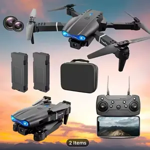 E99 K3 Pro Dual Camera Drone Beginner Friendly 6 8 Min Flight Altitude Hold USB Charging Remote Control Black ABS Design Perfect for Indoor Outdoor Fun