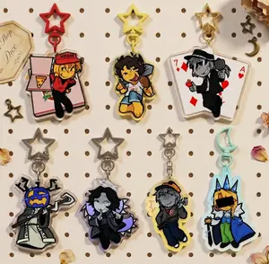 Forsaken Acrylic Keychains, Gifts For Forsaken Fan - Elliot Chance Itrapped 007n7 Shedletsky Twotime Guest 1337 Veeronica Mafioso Dusekkar, Cute, Durable, And Perfect For Bags, Keys, Or Gifts