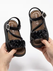 Comfortable Girls' Shoes, Fashion Design, Lightweight Breathable Daily Wear, Ideal Gift for Young Women, Spring Summer Durable Footwear, Two Strap Sandals