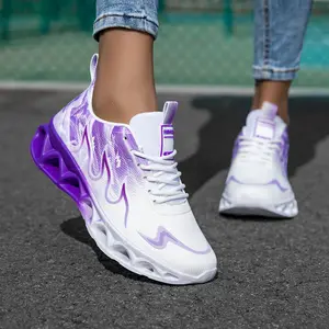 Women's 2026 New Glossy Plus Size Casual Sneakers - Thick Sole Platform Rocker Walking Shoes, Athletic Trainers 1212