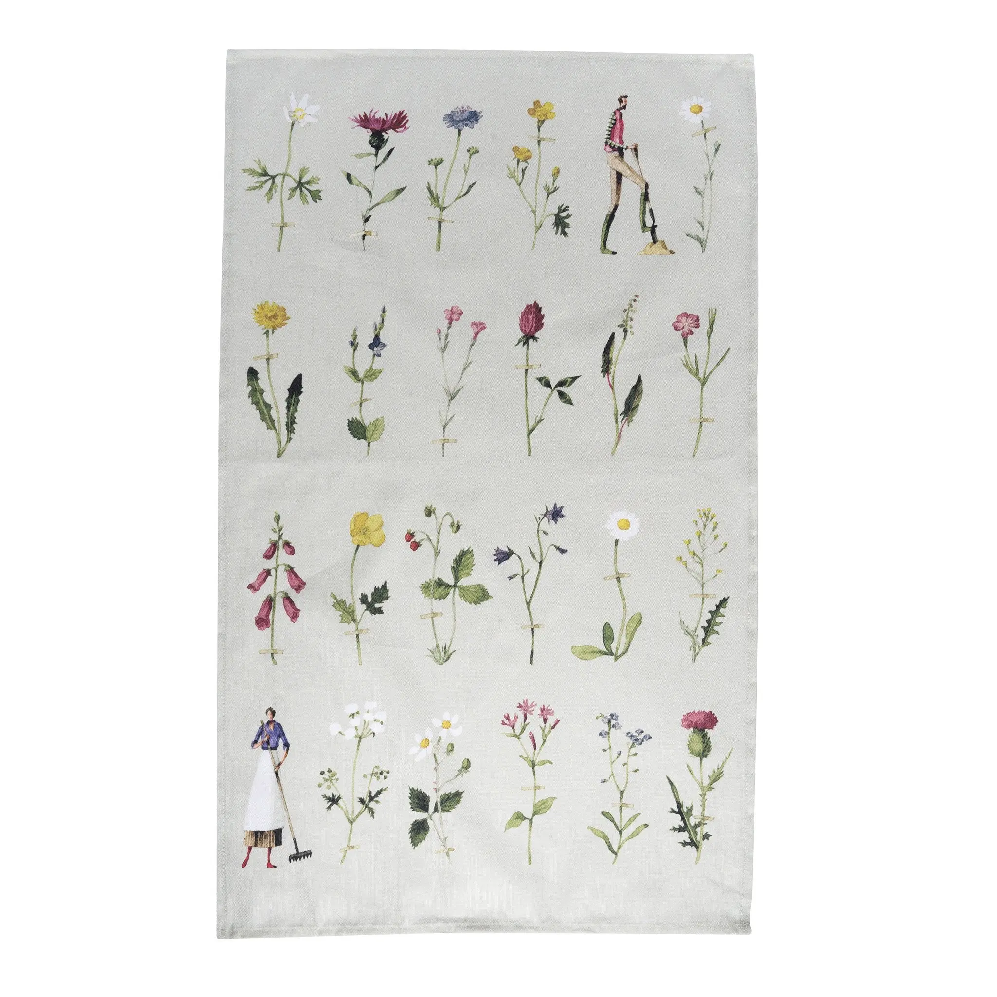 Wild Flowers Tea Towel