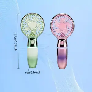 2-in-1 Portable USB Fan, 3-Speed Wind Settings - USB Rechargeable, Long Battery Life, Neck-Hanging Desktop Fan, Handheld Fan, Suitable for Travel, Beach, and Outdoor Use - Travel Essential |   Modern Aesthetics |   Lightweight design |   Valentine's Day g