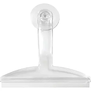 8 clear plastic suction squeegee shower window cleaner