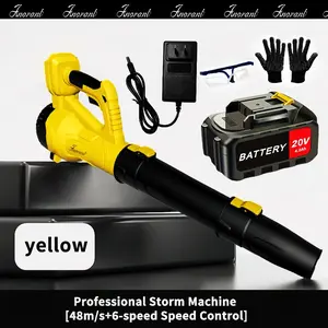 Handheld Cordless Electric Leaf Blower Cordless Leaf Blower 20V Electric Leaf Blower with4.0Ah Batteries and Fast Charger, Variable Speed