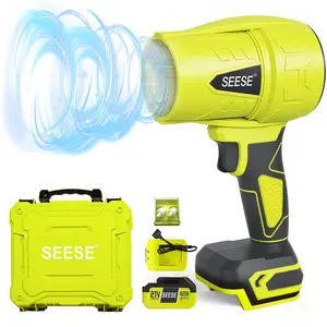 SEESE Turbo Jet Leaf Blower, Powerful Air Blower for Car Drying, Snow Removal & Home Use — Cordless Turbo Fan, Holiday gifts