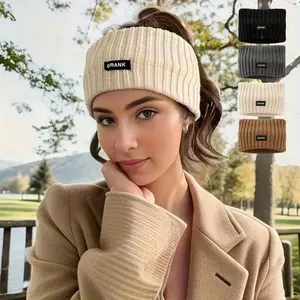 4pcs Women's Soft Stretchy Headbands Winter Ear Warmers with Comfort Fit Solid Color Hair Accessories for Cold Weather Stylish Cozy Hairbands for Everyday & Formal Wear #winter headband # headband shop Zigzagheadband headbands for women turban
