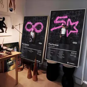 Rapper P-PlaqueBoyMax Album Cover Poster HD Waterproof Art Sticker | Custom DIY Self-Adhesive Wall Print | Fade-Resistant, Long-Lasting Decorative Poster for Home, Office, Living Room, Bar | Multiple Sizes, High Definition, Easy to Apply & Clean