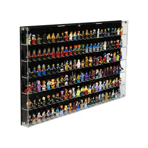 Large Wall-Mount Display Case for LEGO Minifigures