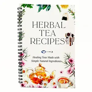 Herbal Tea Recipes Cookbook, Herbal Tea Recipe Planner Book, Essential Guide for Herbal Tea Lovers, Essential Handbook for Herbal Tea Lovers, Perfect for Home Brewing Enthusiasts