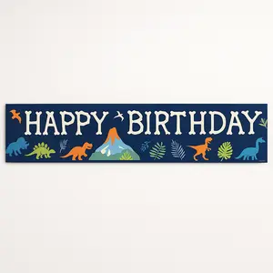 Dino-Mite Happy Birthday Banner