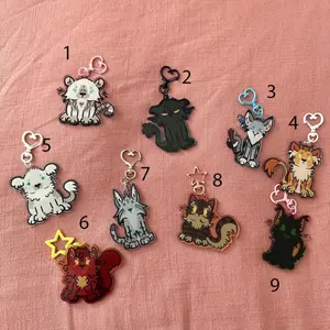 Warrior Cat Chibi Acrylic Keychains - Power of Three Saga