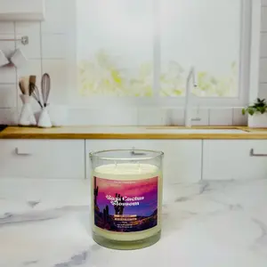 Baja Cactus Candle Decor Floral