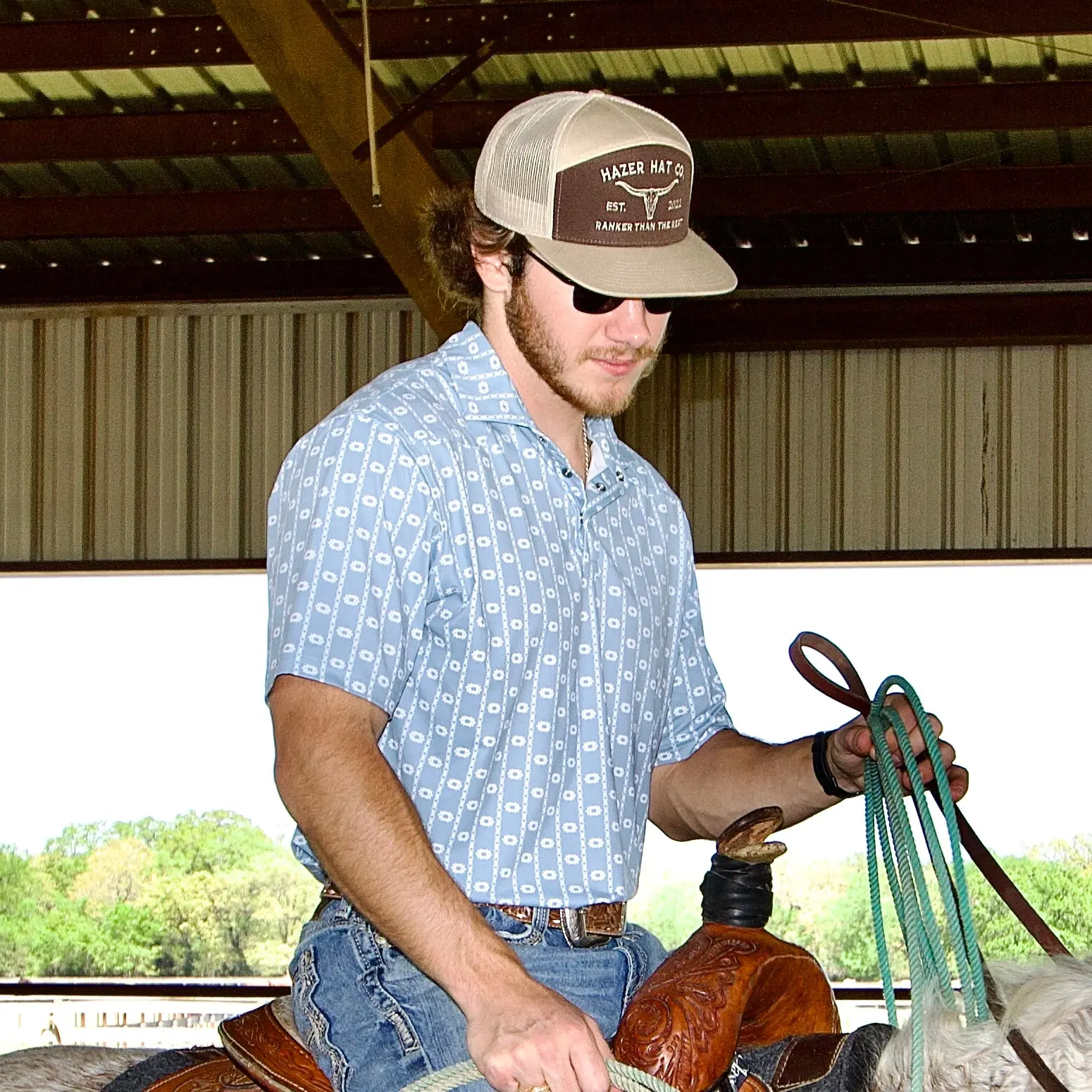 The “Cobalt Creek” Pearl Snap Polo
