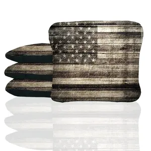Vintage American Flag Cornhole Bags