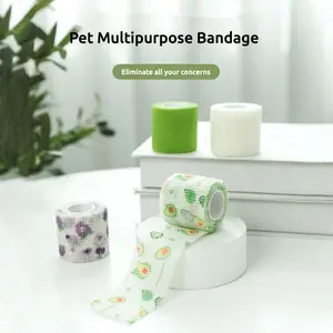 Elastic Pet Bandage Tearable Waterproof Breathable Dog Paw Wrap Anti Dirty Outdoor Foot Protection Bandage for Joint Care,Pet Supplies