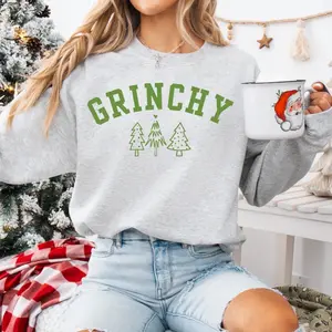Gildan casual Unisex Grinchy with trees Tshirt & crewneck pullover