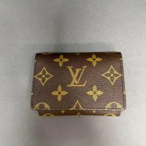 Pre-owned Louis Vuitton canva Clutches & Wristlets card holder