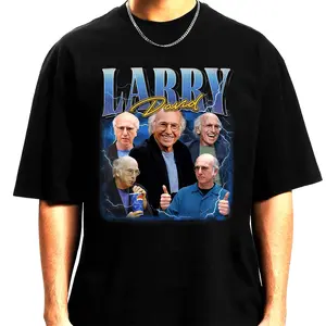 Vintage Larry David 90s Graphic tee Shirt, Sweatshirt Hoodie Unisex