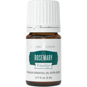 Young Living - Rosemary Vitality Essential Oil 5 ml | Contains Antioxidants | Has Herbaceous Flavor | Immune Support & Dietary Supplement | for Culinary Uses