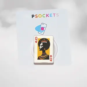 Melanin Queen Phone Grip, Black Girl Magic Kindle Grip, Melanin Phone Accessories, Gift for Her, Afrocentric Gift