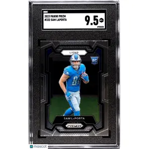 2023 Panini Prizm Sam Laporta #332 SGC 9.5 Detroit Lions