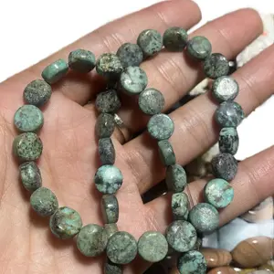 African Turquoise coin Beads