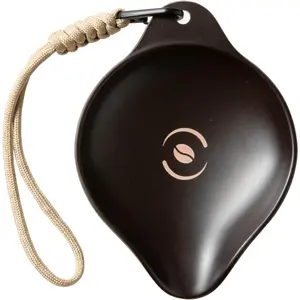 Coffee Bean Dosing Tray with Strap, Made from Coffee Ground Composite, Lightweight & Durable