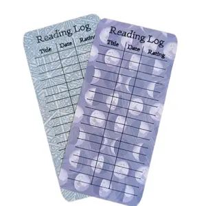 Reading log bookmark
