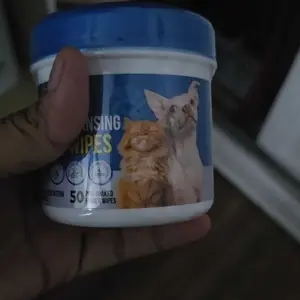 Dr. Paws: Pet Care Finger Wipes for Dental, Ear, and Eye Hygiene. Grooming Cleaner