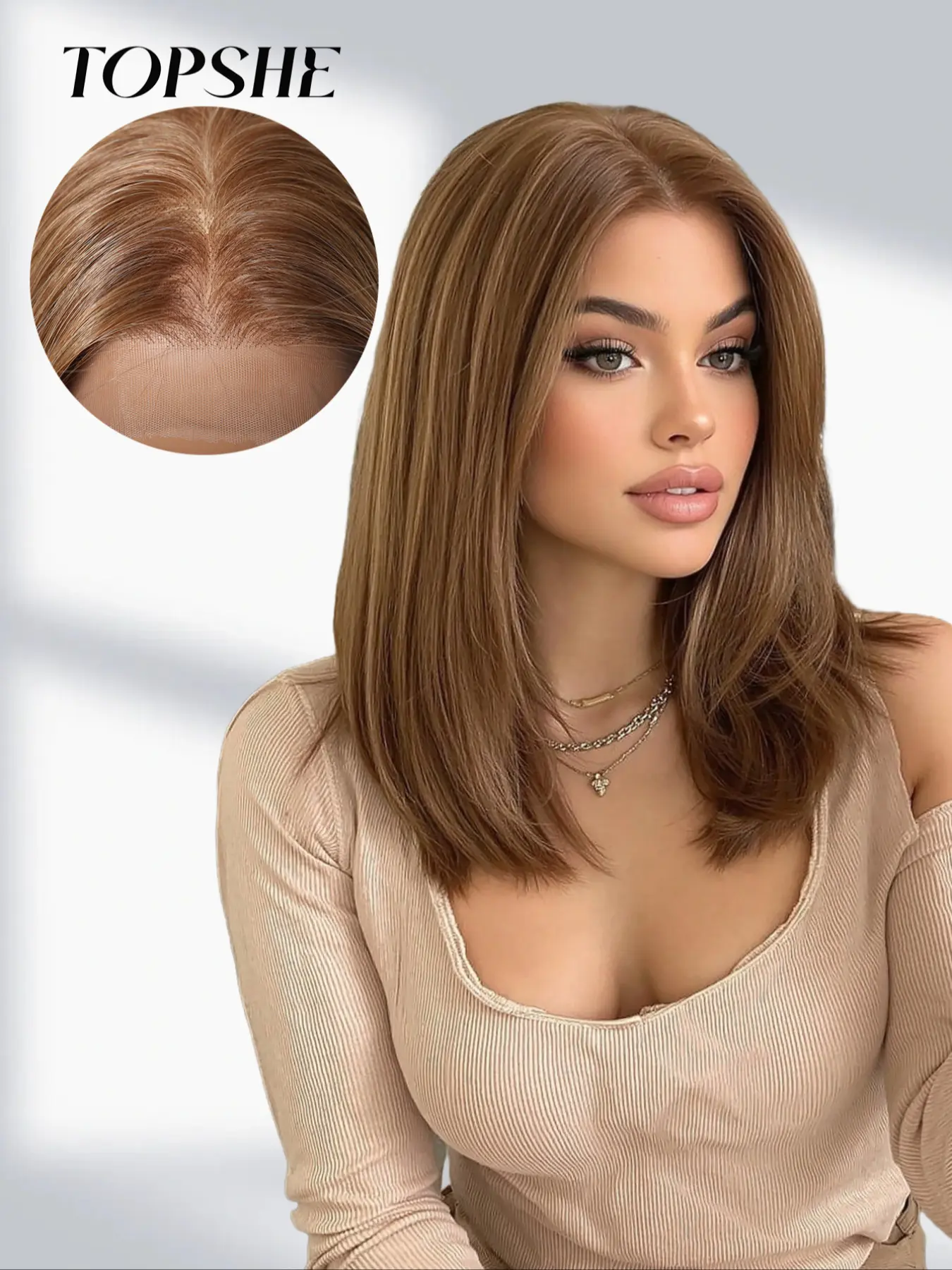 Topshe 13x6 Lace Front Wig, Lace Straight Wigs, Straight Hair, Short Bob Style, Glueless Bob Wig, Heat Resistant, Comfortable & Natural Look, Easy Wear, Trendy Essential, Lace Frontal Wig