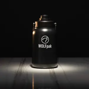 64oz Flask Black White Letters 64oz Flask Black White Letters