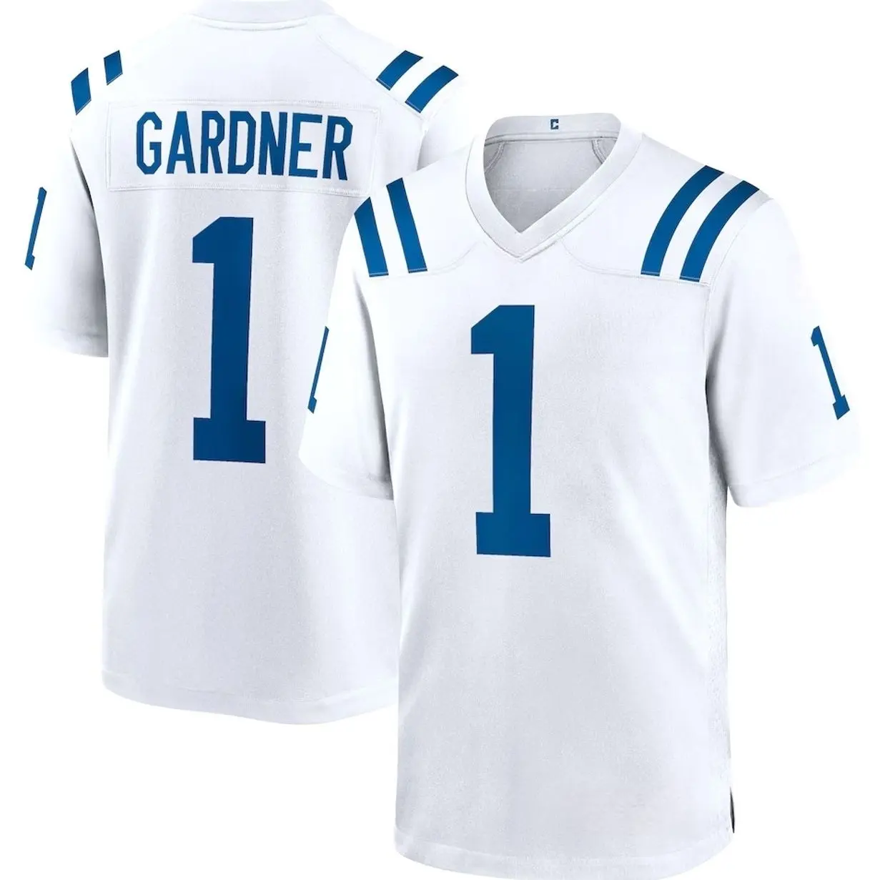 Unisex Football inspired by Gardner 1 Indianapolis Game Jersey - White