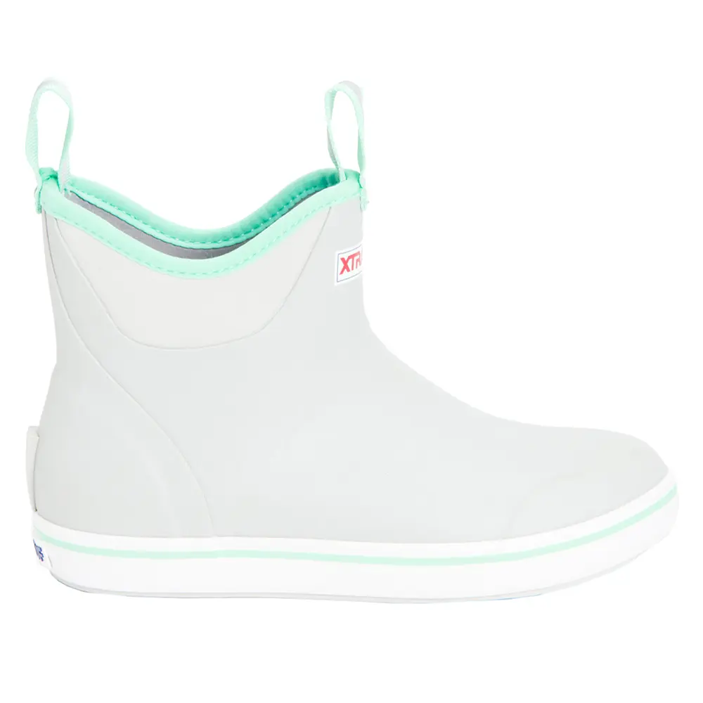 Xtratuf Womens Ankle Deck Pull On Casual Boots Ankle - Off White Xtratuf Womens Ankle Deck Pull On Casual Boots Ankle - Off White