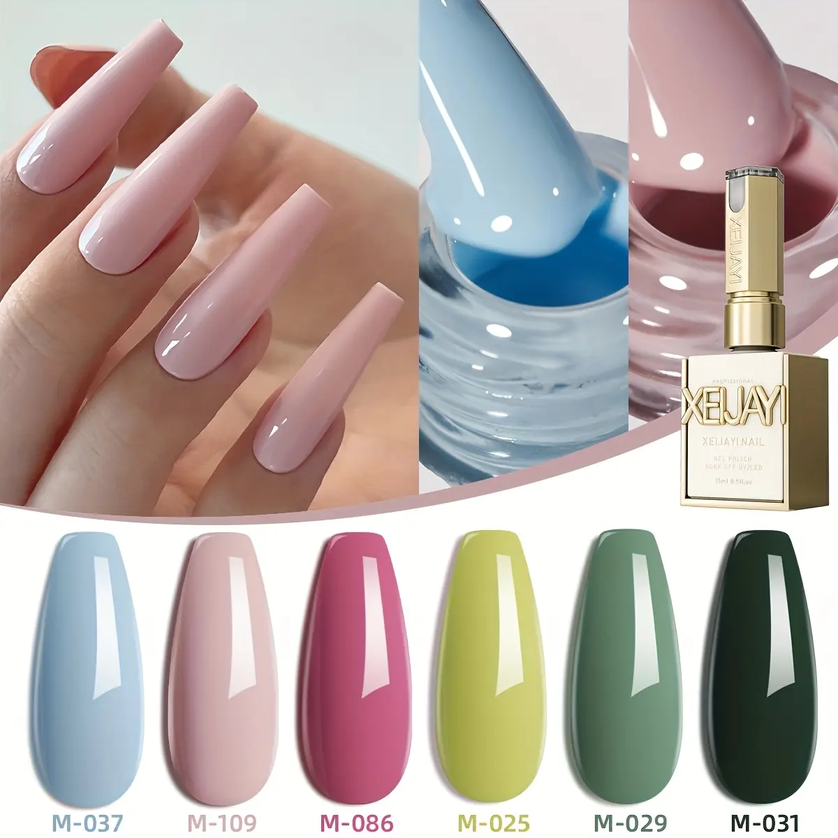 6pcs(31+29+37+25+86+109）