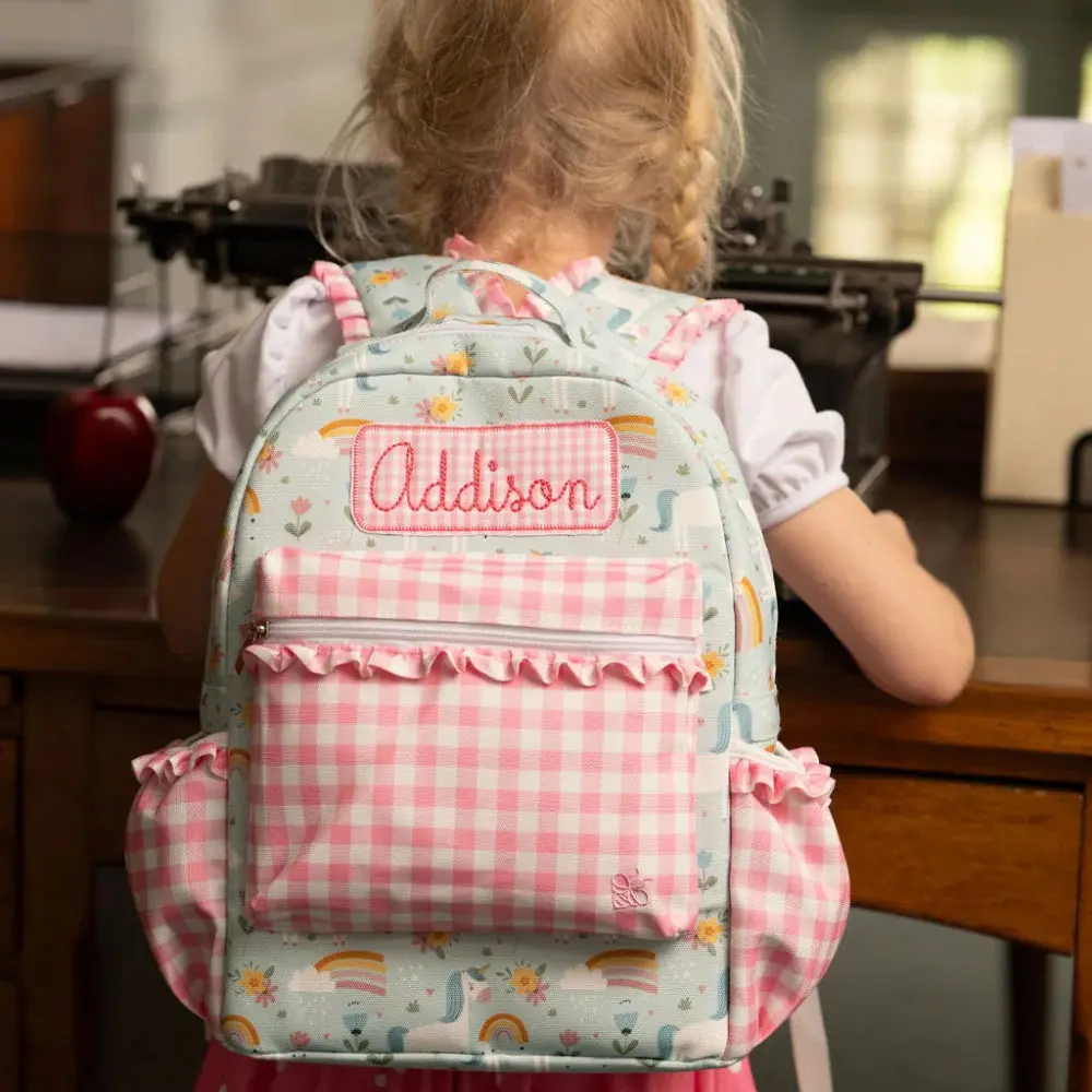Backpack- Unicorns (monogram included) Backpack- Unicorns (monogram included)