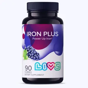 Livs Iron Plus Gummies - Nutritional Supplement for Enhanced Iron Absorption and Energy Levels