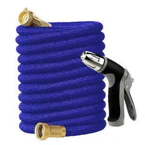 Telescopic Garden Water Pipe Set, High-Pressure Adjustable Foam Car Washing Water Gun, Garden Watering Pipe