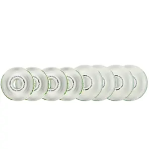 Labeda Roller Hockey Wheels - Slime 76/80 HiLo 76A White (8-Pack)